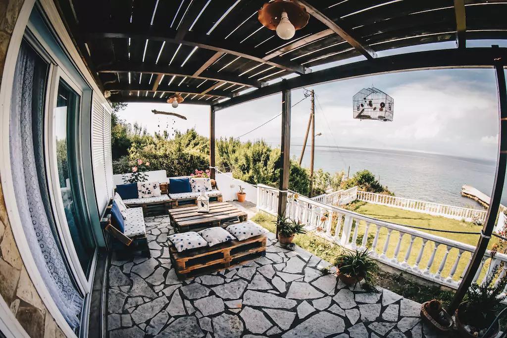 Villa Galanis By The Sea Ніфорейка Екстер'єр фото
